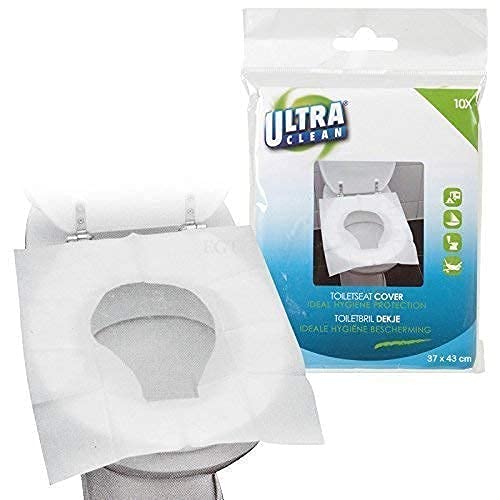 Desechable Alto QualityToilet Cubreasientos Higiénico Protección desechable Funda Baño - Blanco, 50 Covers Cover