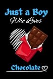  Just A Woman Who Loves Chocolate: Cute Funny Notebook Gift For Chocolate Lovers ChocolateJournal Gift For Christmas or Birthday Perfect Notbook Gift for Boys 6x9 Inches,110Pages.