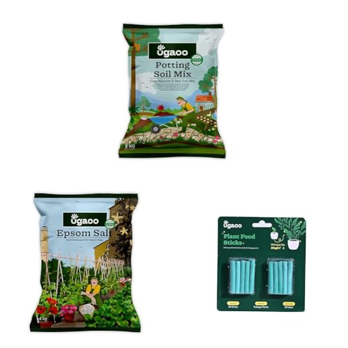 Ugaoo Organic Potting Garden Soil Mix for Plants Home Garden 5 Kg...