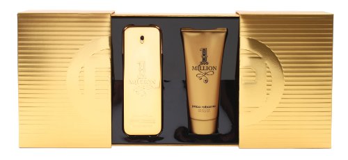 Paco Rabanne One Million cadeauset voor heren, eau de toilette, verstuiver, spray, 100 ml, douchegel 100 ml, per stuk verpakt (1 x 200 ml)