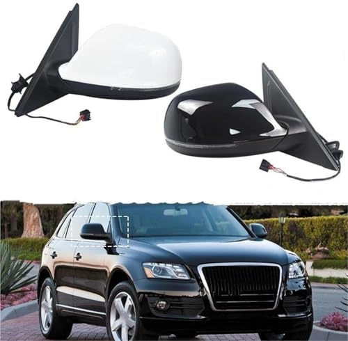 Rétroviseur extérieur droit blanc pour Audi Q5 2009-2015 - 2