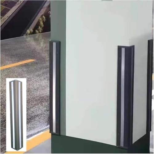 Protection d'angle murale, colonne en polyuréthane de 1 cm d'épaisseur, protection réfléchissante pour garage et entrepôt pour la sécurité du stationnement et de l'atelier