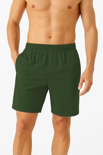 Image of NINQ Workout Half Pant for Man | Gym Shorts for Men with Drawstring Waist & 2 Zipper Pockets | Stylish Lightweight Shorts Pant for Men Sports