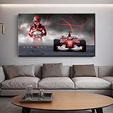 ferrari poster f1 LOVE💕 Art Deco: Das perfekteste Leinwandposter ist eines der fantastischen Geschenke, die jeder lieben wird.