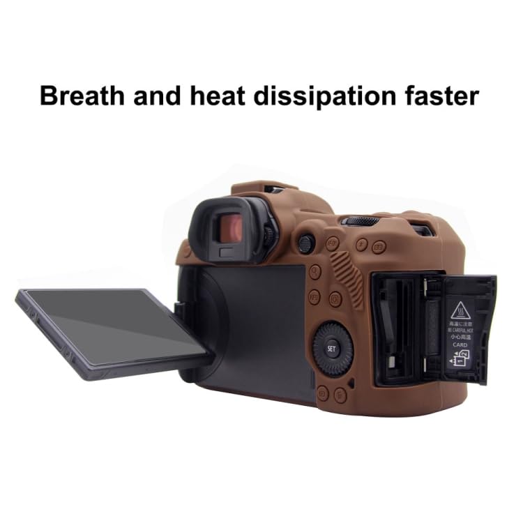 Rieibi Custodia In Silicone Morbido Per Canon EOS R5: Protezione Colorata E Antiscivolo