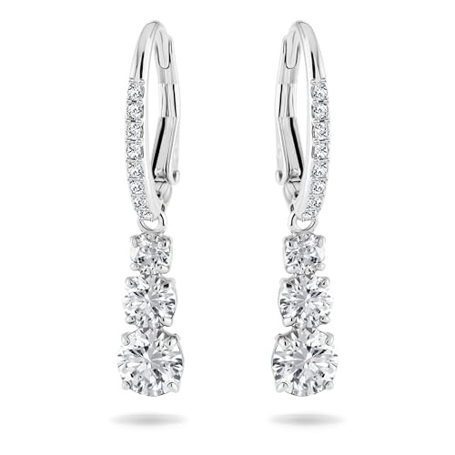Boucles d'oreilles Swarovski Attract Trilogy en cristal pour femme