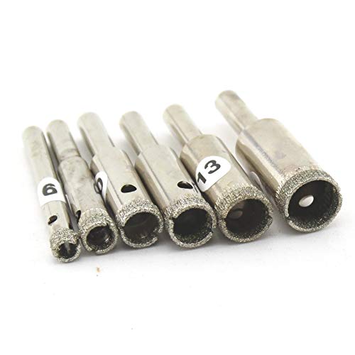 Brocas diamantadas coated 6 8 10 12 13 14 mm pack 6 miniatura 5