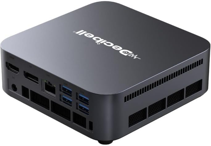 Decibell Mini PC Bundle AMD Ryzen 7 8745HS (8-Core Zen 4, Up to