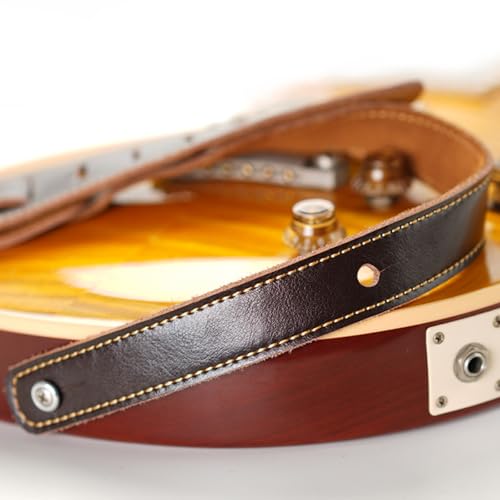 Sangle guitare cuir souple réglable indispensable pour vos sessions de studio et scène - 6