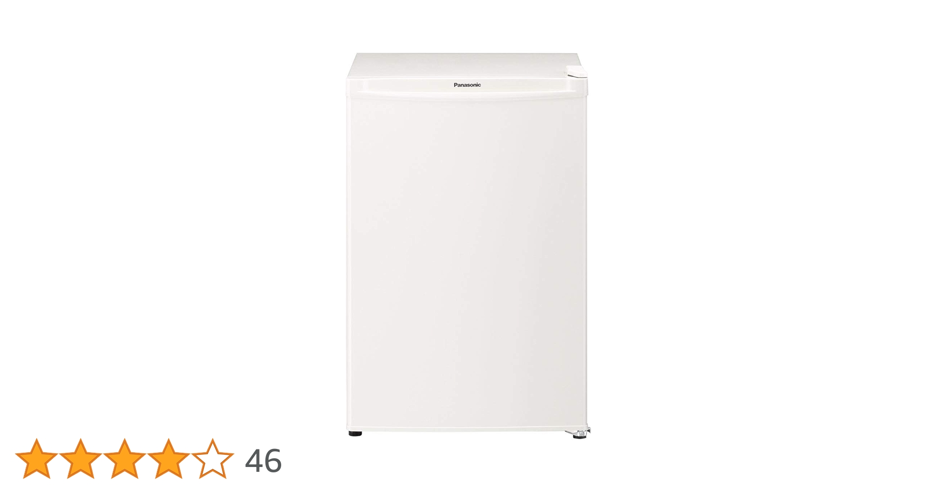 3405 パナソニック 冷蔵庫 NR-A80D-W ホワイト 白 アイボリー 冷蔵庫 パーソナルタイプ オフホワイト NR-A80D-W [幅46cm /75L /1ドア