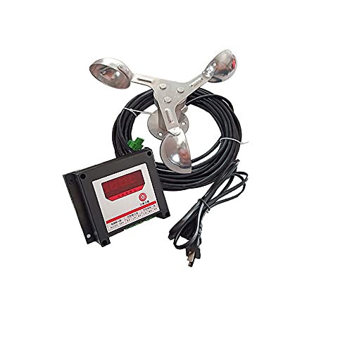 Anemograph Tower Crane Anemometer Wind Velocity Indicator Wind Direction Indicator Wind Speed Measuring Sensor Wind Anemoscope (Aluminum Alloy Anemometer)