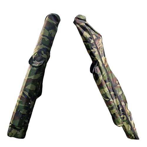 Copechilla Sac Canne a Peche 125cm Canne à pêche et matériel de pêche Sac de Rangement imperméable Épaissi Fourreau Canne a Peche avec Fermeture éclair latérale