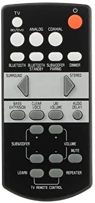 Motiexic Remote Control Compatible with Yamaha YAS-107 YAS-207 YAS 106 YAS-203 ATS-1070 ATS-1060 ATS-1030 FSR66 ZJ78750 ATS1050 ATS-1050 YAS-105 YAS-103 ATS1080 Home Audio Speaker System