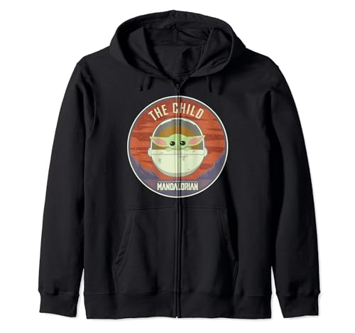 Sweat Star Wars The Mandalorian The Child avec écusson et zip