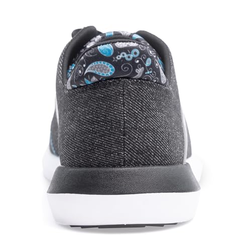 Image of KR Strikeforce Lux Womens Athletic Bowling Shoes with a #8 Slide Pad on Both Shoes for Right or Left Handed Bowlers