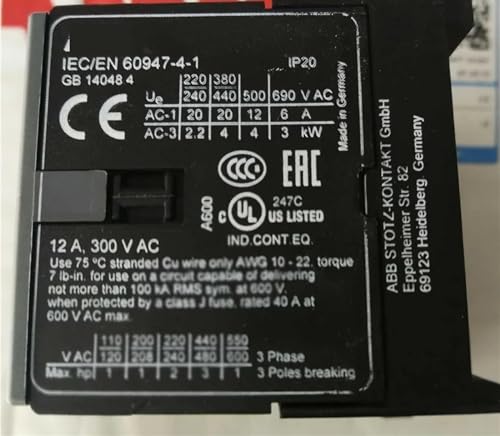 Mini-contacteur tripolaire B7 boîtier électrique compact solution commutation CA B7-30-01 - 4