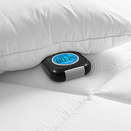 Sharp Pillow Personal Alarm Clock – Wake To Vibration Or Beep! - Use On Nightstand Or Under Pillow! – Great For Travel Or Home Use - Battery Operated - Black #TOP1