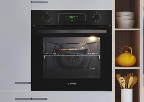 Candy FIDCN615/1 Built In Electric Multifunctional Single Oven, Fan Oven, 70 Litre capacity, 8 functions, enamel interior, Aquactiva steam cleaning, 60cm - Image 5