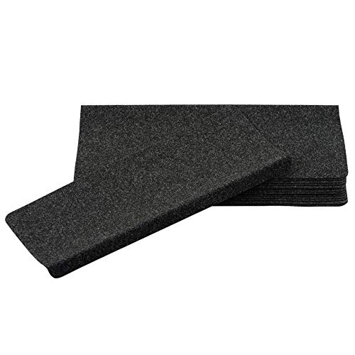 Pergamon Trend Nadelfilz Stufenmatte Bent Anthrazit (eckig) einzeln oder im 15er Set