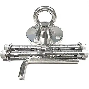 ZAIJH Wall Mount Bracket - Ceiling Mount Anchor for Yoga Swing Gymnastic Rings Boxing Equipment Battle Rope Boxing Equipment