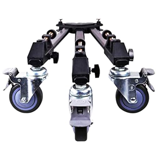 UFC Tripod Dolly Foldable Three Leg Floor Wheel Dolly for Video...