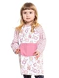Tira para colgar Ardeco\'s - Bata Baby goma Guardería sin botones estampado búhos (2 años)