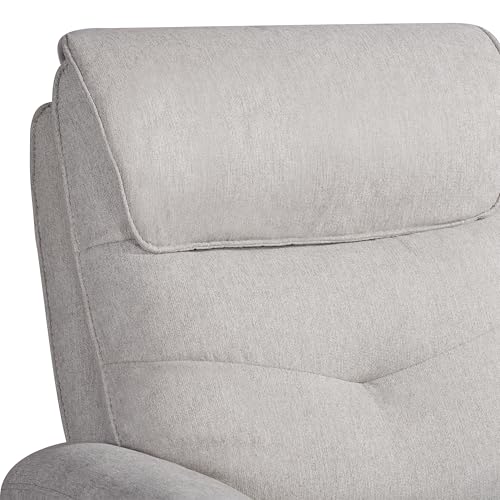 Image of Vero Relax 1 Seater Motorized Recliner Sofa - Dove Beige, Breathable Fabric, Soft & Padded, Extra Back Support, Eucalyptus Wood Frame, Semi Knockdown, 5-Year Warranty