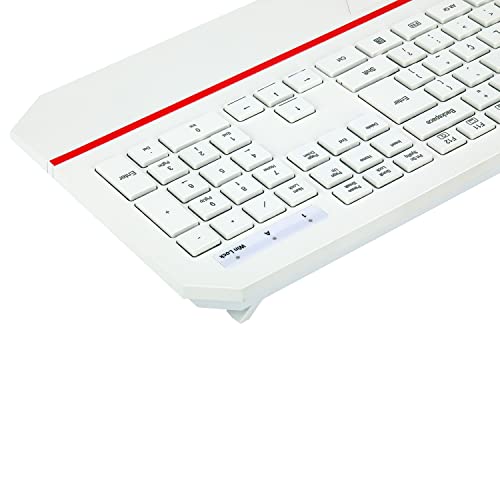 Teclado Gamer Membrana Redragon Karura 2 Branco (ABNT2 / Perfil Baixo)