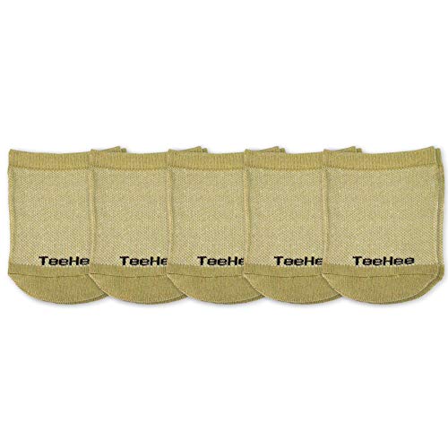 Image of Fashion Liner Toe Topper Socks for Women Invisible Hidden Half Socks Good for Sandal or Dress Shoes 5-Pairs