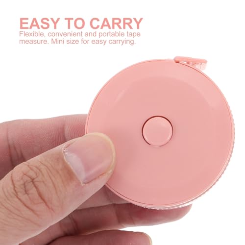 Ciieeo 10 cintas métricas mini retráctiles 1.5m miniatura 4