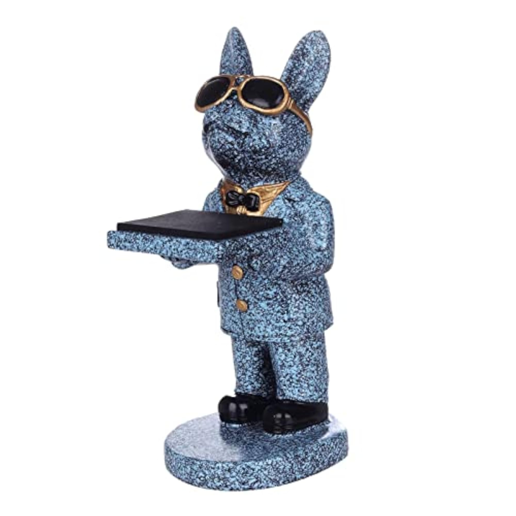 Fancy Bulldog Resin Watch Stand, Elegant Display Rack