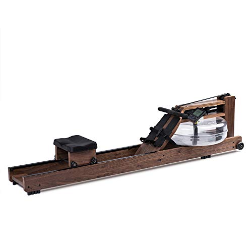 image for E-riding Rowing Machine Black Walnut Wood Water Rower with Bluetooth M