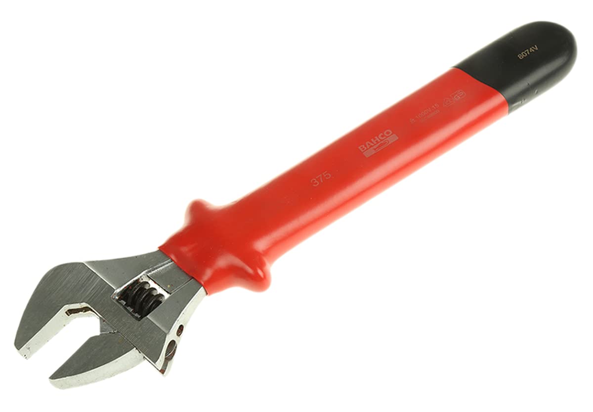 Bahco 8074V - Cle Molette Isolee 1000V 375Mm