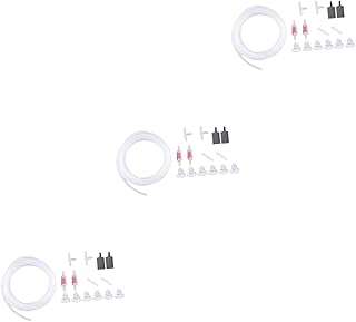 FRCOLOR 45 Pcs Fish Tank Accessories Air Pump Accessories Airline Tube for Aquariums Standard Airline Tubing Airline Tube with Air Valves Trachea Check Valve