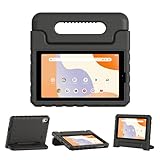 for Walmart Onn 7 inch Tablet Case Gen 4 2024 Model: 100135924, Light Weight Shockproof Durable Kids Cases with Convertible Handle Stand for Boys Girls, Black