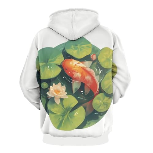 Goldfish Sweat à Capuche Fleur feuillue idéal pour vos sorties de week-end