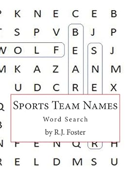 Sports Team Names: Large Print Word Search