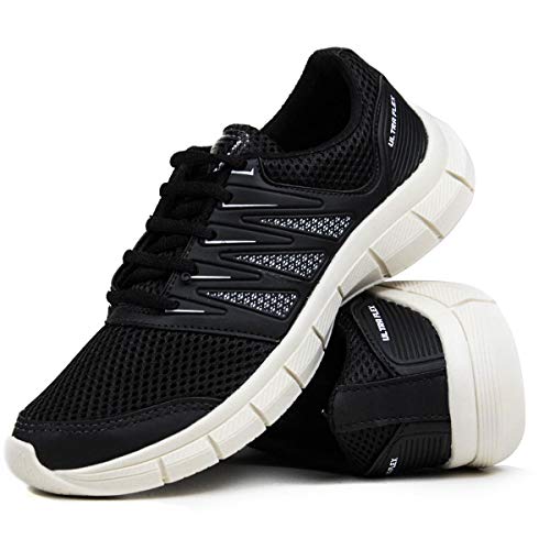 Tenis Academia Caminhada em Nylon Camurça Cor:Preto;Tamanho:36