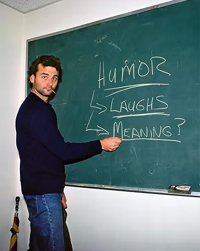 Bill Murray “Humor → Laughs → Meaning?” 1978 SNL Candid – 8x10 Fine Matte Photo Print