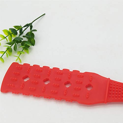 Milisten 2Pcs Massage Sticks Gua Sha Scraping Massage Hammer Pat Acupoint Massager For Body Back Health Care Muscle Massager (Red) #TOP7