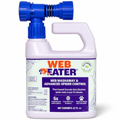 Web Eater ™ Advanced Outdoor Spider Web Dissolver & Spider