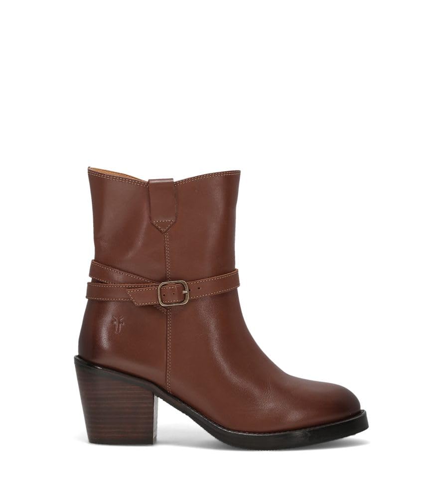 Frye Rylee Belted Inside Zip Womens Ankle Riding Boot Effortlessly Polished with Buckle Detail Cushioned Insole for Comfort