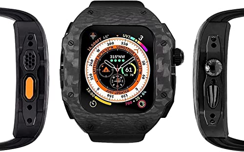 Boîtier de montre protégeant Apple Watch 49mm en carbone contre les chocs - 6