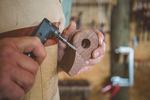 Kutzall Extrem Kegelfräser, 1⁄8 Schaft, sehr grob - Holzbearbeitungsaufsatz für Dremel, Foredom, Milwaukee. Schleifmittel Wolframkarbid, 1⁄8 (3,1mm) Durchmesser X 7⁄8 (22.2mm) Länge TX-18-EC