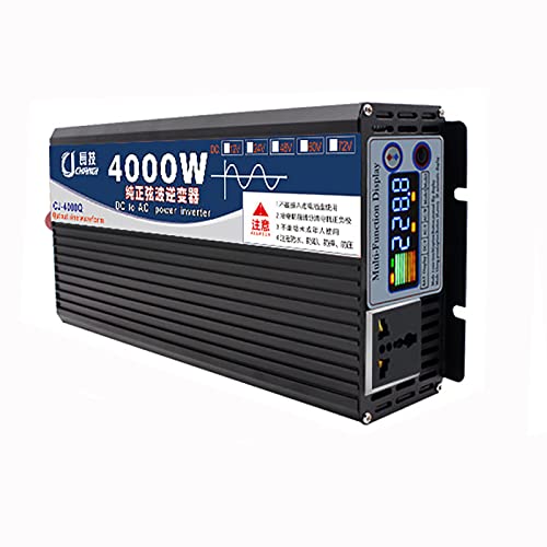Onduleur pure sinus 4000W 24V vers 220V pour réfrigérateur et congélateur