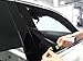 Rvinyl Pillar Post Window Trim Compatible with Kia Rio 2012-2017 (Sedan) - Carbon Fiber 4D (Black)
