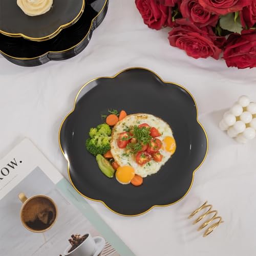 Save on 60 Pcs Black & Gold Plastic Plates with Code QUKMB5MI - Image 3