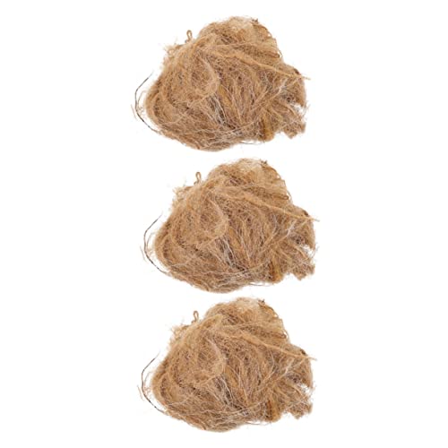 ROMISBABA 3pcs Jute Fire Convenient Flame for Camping BBQ and Outdoor Cooking Tools Lightweight Practical Fire for Grilling and Survival Activities