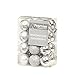Produktbild 24 x Silver shatterproof Christmas tree Baubles Decorations Mixed finishes by Premier Decorations