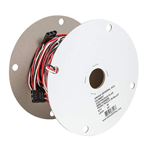 Fil électrique triple 61 cm rouleau de câblage à fiches femelles